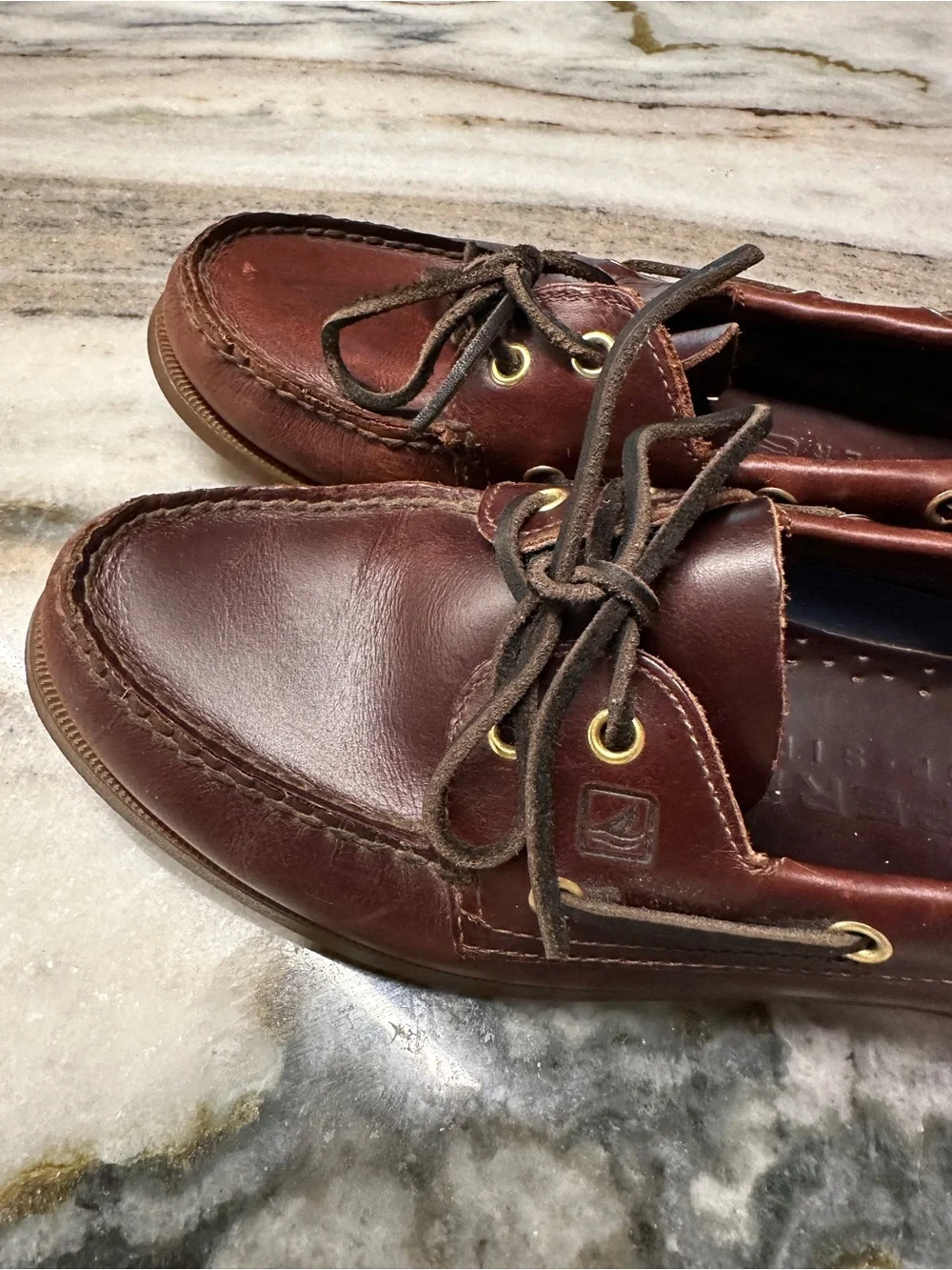 Men’s Sperry Topsider Leather Boat Shoe size 10.5